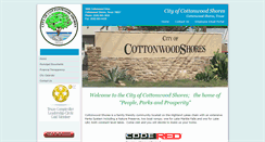 Desktop Screenshot of cottonwoodshores.org